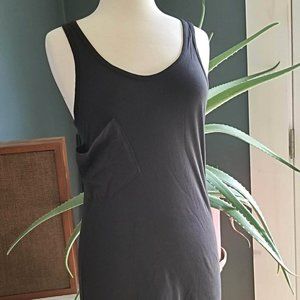 Super cute black tank pocket dress